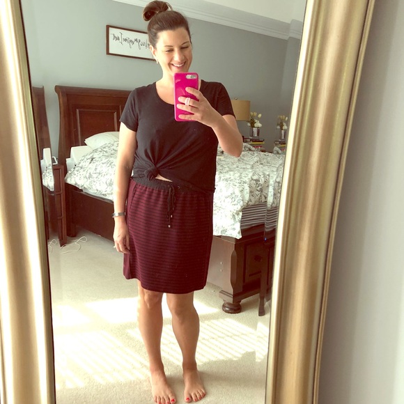 Lou & Grey Dresses & Skirts - Lou&Grey Striped Elastic Waist Skirt